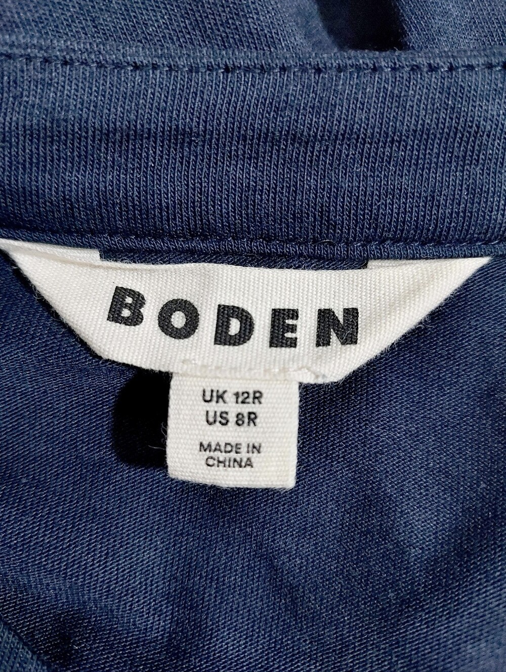 Boden Navy Julia Shirt Dress with Tie Waist 8 - Picture 4 of 14